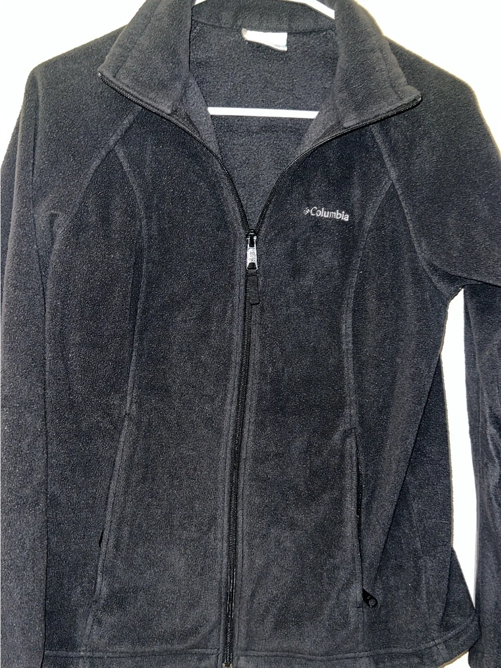Columbia Black Lightweight Full-Zip Fleece Jacket